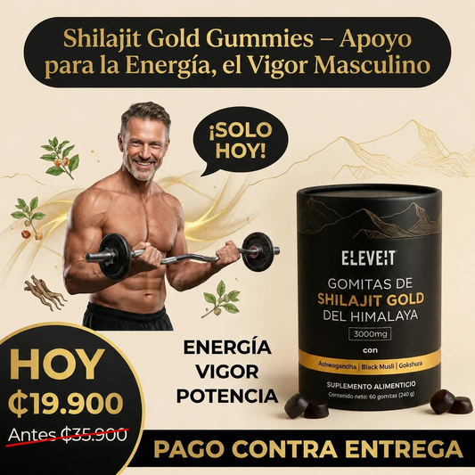 Gomitas Shilajit Potencia, Resistencia y Rendimiento
